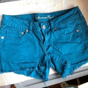 American eagle distressed shorts